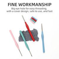 Großhandel Neues Punch-Needle-Werkzeug Tragbare Sticknadel für Applikationen und Verzierungen DIY-Stricken