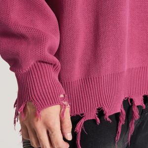 Suéter de Hombre con Cuello Redondo, Lavado y Decolorado al Sol, Personalizado con Logotipo, Venta al Por Mayor de Fabricantes - Product Image 6