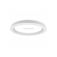 Luminaire suspendu circulaire moderne à anneaux LED RONSE pour hôtel, restaurant, bâtiment commercial