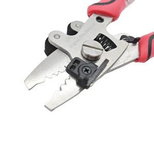 Alicates de herramientas de <span class=keywords><strong>fibra</strong></span> óptica multifuncionales de Venta caliente de fábrica, alicates Pelacables 8 en 1, alicates cortadores de alambre de <span class=keywords><strong>fibra</strong></span>, pelacables de señal - Product Image 4