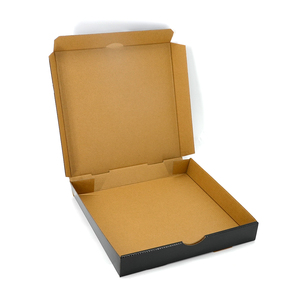 Boîte à pizza personnalisée en carton ondulé, emballage alimentaire résistant à la graisse, pour livraison à emporter, restaurant, emballage de pizza en gros - Product Image 5