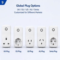 Prise/Connecteur Thermostat Numérique Sans Fil à Écran LED, Contrôle Automatique pour Chauffage au Sol et Refroidissement de Salon, Résistant au Feu, Européen