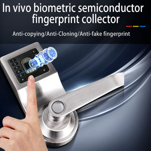 高品质批发价格办公室木门更换球形式旧锁指纹码钥匙智能门锁 - Product Image 3