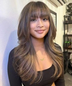 Blond doré chaud marron Balayage met en évidence des coupes de cheveux longues en couches sans colle dentelle avant <span class=keywords><strong>frange</strong></span> petite casquette taille dentelle transparente - Product Image 1