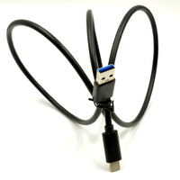 Kabel Kamera Pixmoteur 1m USB3.0 ke Type-C Transfer Data Kecepatan Tinggi Inti Tembaga Murni Tahan Cuaca Terlindungi Berperingkat 2A