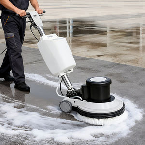 Nettoyeur de sols industriel électrique manuel CE, laveuse de sols à disque unique, robuste, pour le nettoyage, le lavage et le récurage des sols en pierre et en carrelage - Product Image 1