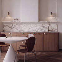 Poignées de meuble haut de gamme en pierre de cristal blanche, laiton doré PVD, design moleté, pour cuisine et armoire, faible MOQ