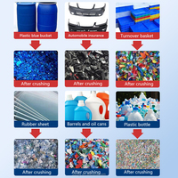 800 Plastic Crusher Geschikt voor het vermalen van fruitkisten, plastic flessen etc.