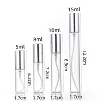 Flacon de parfum en verre rechargeable et durable 1ml-100ml avec pulvérisateur à fine brume – Bouteille vide de voyage éco-luxe pour échantillons de parfum en gros