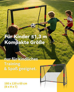 But <span class=keywords><strong>de</strong></span> football pour jardin - Cadre en acier <span class=keywords><strong>de</strong></span> 32 mm et rembourrage EPE, ensemble <span class=keywords><strong>de</strong></span> buts résistant aux intempéries avec filet PE 33 couches et ancre au sol en U - Product Image 5