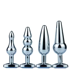 Wholesale Stainless Steel Metal Ship Anchor Shape Butt Plug Anal Sex Adult Sex Product