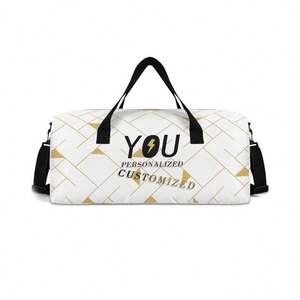 Sac de voyage pliable léger en nylon à grande capacité avec logo personnalisé, idéal pour le sport, le yoga et le rangement de vêtements - Product Image 1