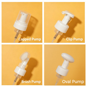 Wholesale Factory Direct Cosmetic Facial Foaming Cleanser Bottles Empty <strong>Facewash</strong> Bottle With Silicon <strong>Brush</strong> Foam Pump Bottles - Product Image 4