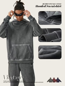 <span class=keywords><strong>Felpa</strong></span> con cappuccio da <span class=keywords><strong>uomo</strong></span> più venduta taglia oversize personalizzata adatta per gli uomini da indossare-realizzata in tessuto spesso spazzolato francese - Product Image 6