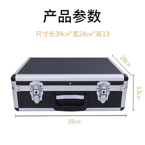 Boîte à outils portable en alliage d'aluminium Yuanyun 39x28x13cm avec intérieur en EVA pour outils de tatouage - Product Image 1