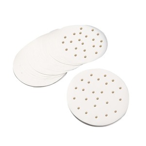 Steamer <b>Paper</b> Food Grade Non Stick Liner For Steamed Buns Bread Silicone Coated Disposable <b>Kitchen</b> Use - Product Image 2
