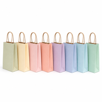 Sacs en papier écologiques avec nœud en ruban, sacs de shopping blancs pour vêtements avec logo, vente en gros