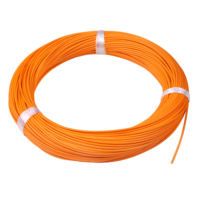Fil flexible à haute température en cuivre étamé isolé par résine de fluorocarbone de silicone standard 16-26 AWG 300V-750V GwDL