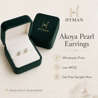 Pendientes Etite Classic de Perlas Redondas de Agua Salada Akoya Japonesas de Grado AAAAA de 3-4mm, 5-6mm, 7-8mm en Plata S925 para Mujer