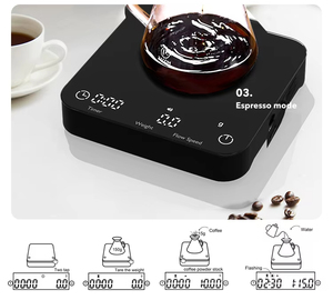 2kg / <span class=keywords><strong>0.1g</strong></span> cà phê quy mô Máy hẹn giờ cà phê quy mô USB phí kỹ thuật số nhà bếp điện tử Espresso quy mô với chức năng hẹn giờ - Product Image 3