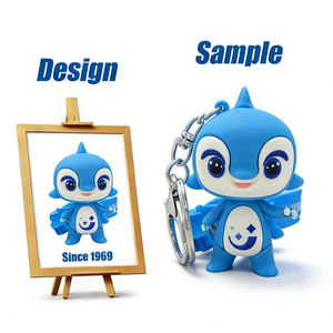 เซิ่งเย่ ผู้จัดจำหน่ายจีนที่เชื่อถือได้ รับผลิตพวงกุญแจตุ๊กตาการ์ตูนหน้ายิ้มตามสั่ง ของเล่นพวงกุญแจจี้ห้อยกระเป๋า ของขวัญพวงกุญแจแบบบรรจุถุง - Product Image 2