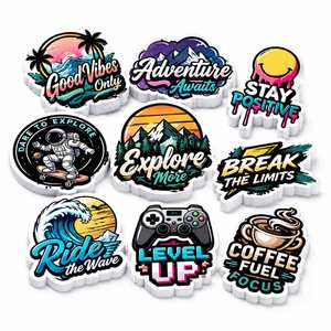 Custom Printing Die Cut Waterproof Promotional Advertising Souvenirs Packaging Labels Business Logo <b>Stickers</b> - Product Image 1