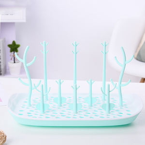 Ensemble d'étendoir à biberons de voyage avec plateau biberons et sucettes séchables légers pour intérieur et extérieur - Product Image 3