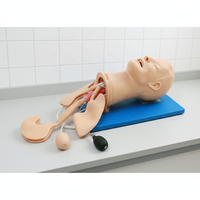 Mannequin de simulation de gestion des voies respiratoires sans fil multifonctionnel pour intubation trachéale, avec masque laryngé, aspiration et simulation vocale, taille humaine