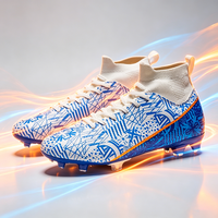 Chaussures de football d'entraînement durables, tige en PU, semelle extérieure en TPU résistante à l'abrasion, légères, imperméables, antidérapantes, printemps, été, automne