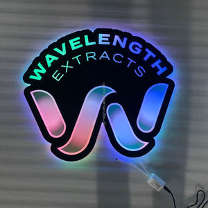 Custom Made in acrilico fantasia a forma di ultra sottile luce up segni sottile <span class=keywords><strong>LED</strong></span> pubblicità scatole di luce per bevande bottiglia di birra logo - Product Image 3