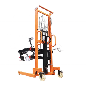 Venta directa de fábrica, elevador de tambor <span class=keywords><strong>manual</strong></span>, cargador portador de 1000kg, elevador de tambor de aceite <span class=keywords><strong>Manual</strong></span>, apilador con sistema de abrazadera de seguridad - Product Image 4