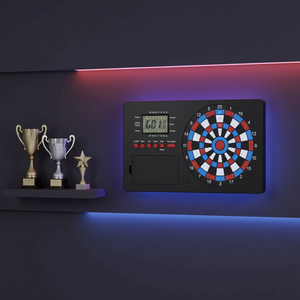 Tableau <span class=keywords><strong>de</strong></span> fléchettes électronique mural Palladium avec marqueur <span class=keywords><strong>de</strong></span> score, 32 <span class=keywords><strong>jeux</strong></span>, plus <span class=keywords><strong>de</strong></span> 590 options, ABS intelligent personnalisable - Product Image 3