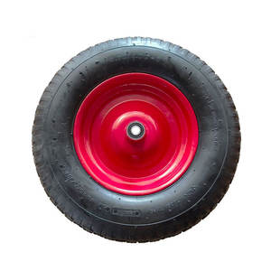 Rodas Pneumáticas de Borracha para Carrinho de Construção de 12 e <span class=keywords><strong>16</strong></span> Polegadas, Equipamento Mecânico com Rodas Pneumáticas de Apoio - Product Image 2