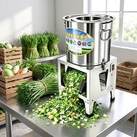 Hachoir Électrique en Acier Inoxydable pour Légumes, 220V, Usage Domestique et Agricole, Coupe-herbe, Ensileuse, Fourrage - Grande Vente