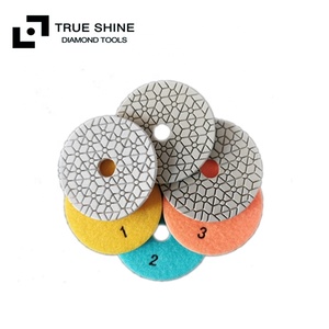 True Shine 3 Step Granito Mármol Pulido de diamante y almohadillas de pulido para la aplicación de piso de pulido húmedo - Product Image 3
