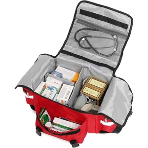 Sac de premiers soins vide, sac médical de traumatologie pour l'urgence, sac de transport d'épaule d'urgence avec bande réfléchissante pour l'extérieur - Product Image 5