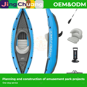 Kayak Individual Inflable Bestway65115, Bote Inflable, Bote de Pesca, Balsa de Goma, Canoa Plegable Reforzada - Product Image 5