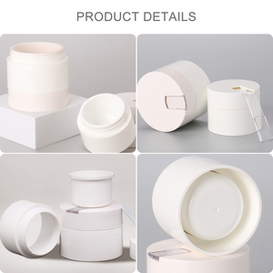 Vasetti Cosmetici Personalizzati in Plastica PP 20G 30G Bianchi Neri Rotondi con Tappo a Vite Vuoti per Polveri e Creme - Product Image 2