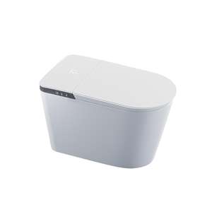 مرحاض ذكي فاخر بالجملة مع شطاف، أدوات صحية، شطاف يعمل بحساس القدم، مقعد مدفأ، شطف تلقائي فوري بالتدوير - Product Image 2