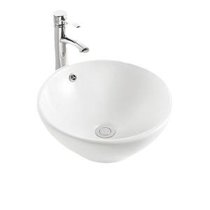 Lavabo sobre encimera redondo de cerámica de estilo nórdico Simple moderno Lavabo DE ARTE simple para baño de hotel o hogar - Product Image 3