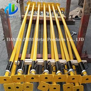 Support de poteau métallique Cric de trépied Support de mur de poutre galvanisé à chaud pour le <span class=keywords><strong>béton</strong></span> Poteaux d'étaiement réglables pour la construction - Product Image 4