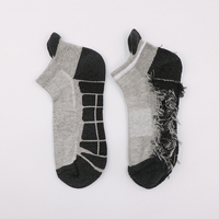 Convient Hiver Été Pas Cher Blanc Confortable No Show Épais Nylon Coton Invisible Bas Cheville Sneaker Chaussettes