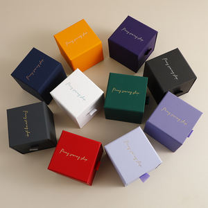 PUPPYSEW Edle Uhren-Geschenkbox mit Schiebemechanismus, Personalisierbare Uhren-Verpackungsbox aus Karton, Schubladenbox mit Unterstützung für individuelles Logo, 7,5 x 7,5 cm - Product Image 6