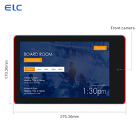 Tablette Android murale nouvelle conception 2024, écran tactile capacitif 10,1 pouces, RJ45, 2+16 Go de RAM/ROM, pour utilisation publicitaire professionnelle