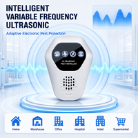 Répulsif à ultrasons efficace contre les rongeurs, puce intelligente IA, fréquence variable, dispositif anti-rats, certifié EPA CE RoHS pour le marché mondial