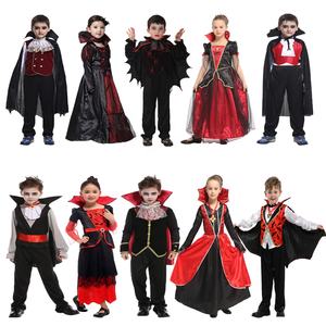 Party California Kostuums Kind Prins Van Duisternis Forum Nieuwigheden Victoriaanse Royal Dracula Vampire Count Kids Halloween Kostuum