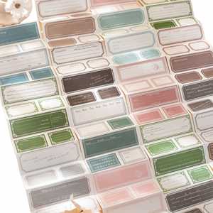 30 par paquet, Série Petites Belles Décorations de Bordure en Papier Amovible, Notes Autocollantes pour la Rentrée Scolaire/la Remise des Diplômes, Décoration de Carnet, Collage - Product Image 1