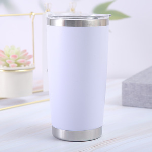 Custom Logo 30oz Powder Coated Regular Stainless Steel Tumbler Powder Coated Double Wall Coffee 20oz Travel Car Mugs Tumblers - Product Image 2