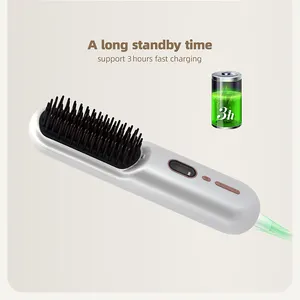 Individueller kabelloser Haarschliff professionelle Haarschliffbürste tragbar neuer elektrischer Haar-Schliff-Kamm