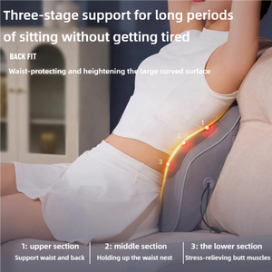 Nacken massage gerät mit Heat Car Massage Stuhl polster Kneten des Rücken massage geräts für die Verwendung im Home <span class=keywords><strong>Office</strong></span>-Sitz - Product Image 4